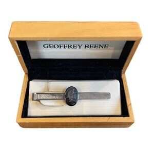 Geoffrey Beene Tie Tack Clip Youth Boy Silver Tone Soldier In Box